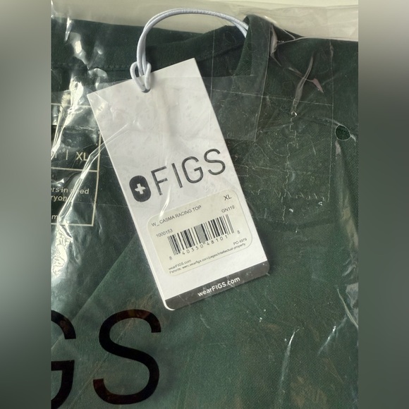 BRAND NEW! Figs Casma Three-Pocket Racing Scrub Top - Picture 8 of 9